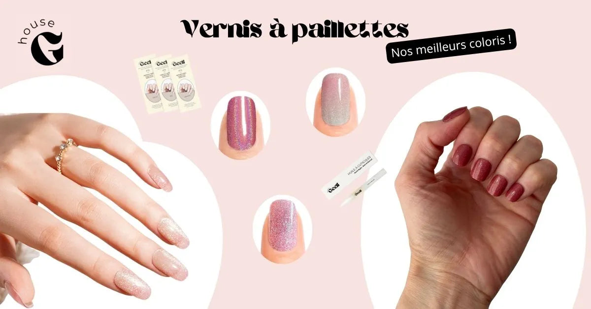 Comment faire une manucure paillette : guide complet maison