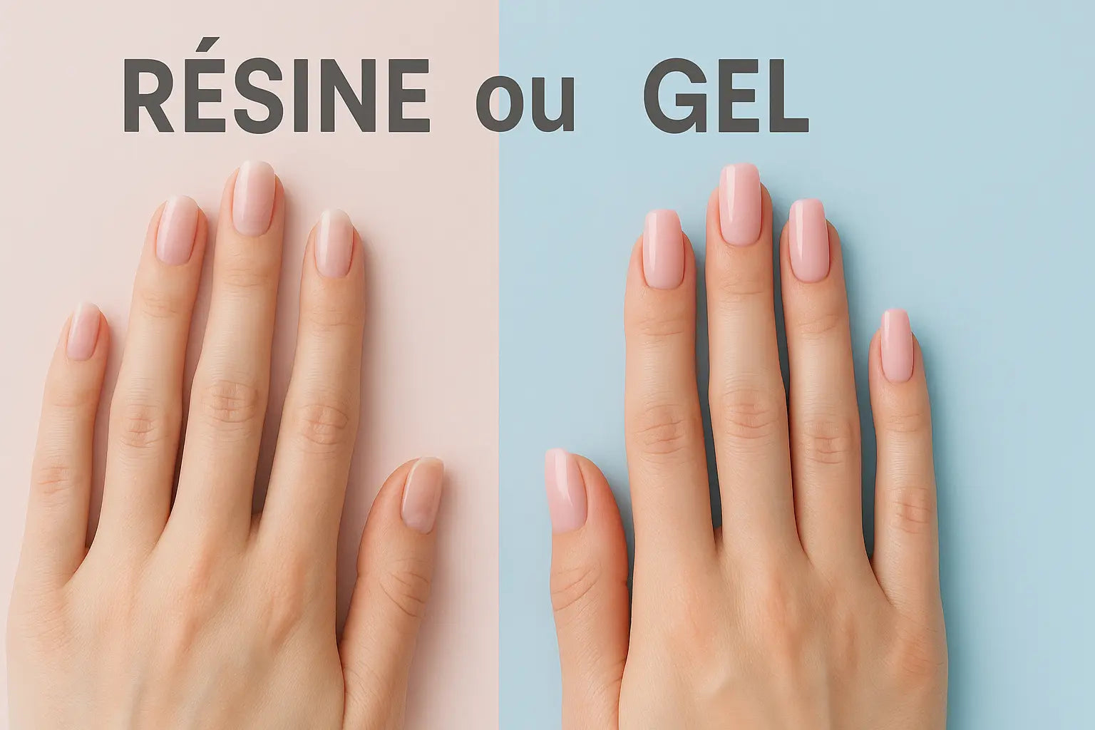 Résine ou gel pour les ongles