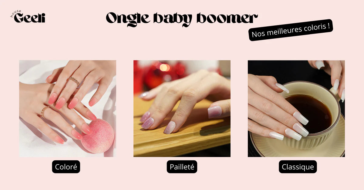 ongle baby boomer geeli house