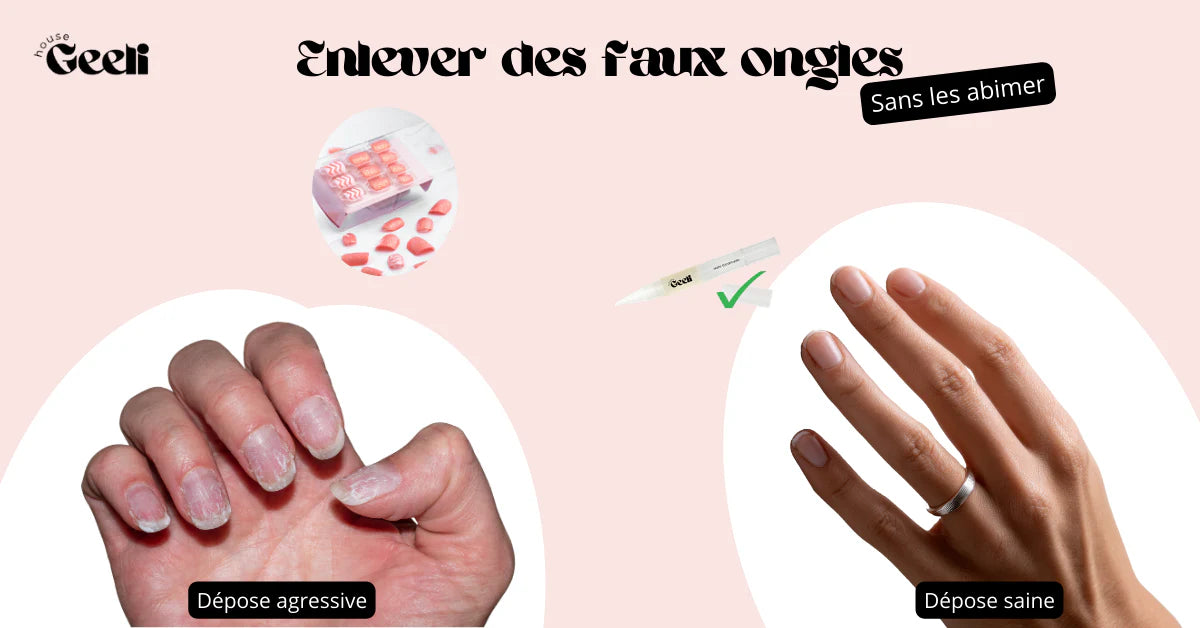 enlever faux ongles geeli house