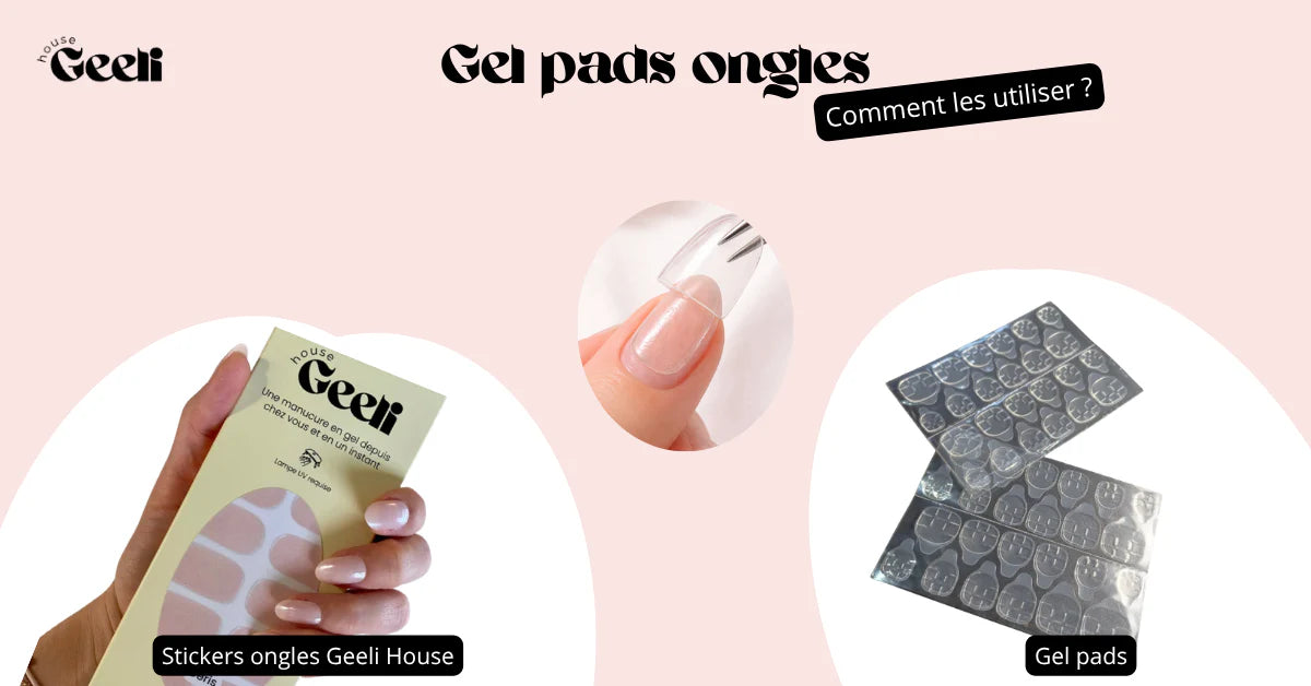 bannière gel pads ongles geeli house
