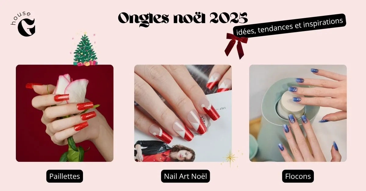 Ongle Noël 2025 : nos idées de manucures festives