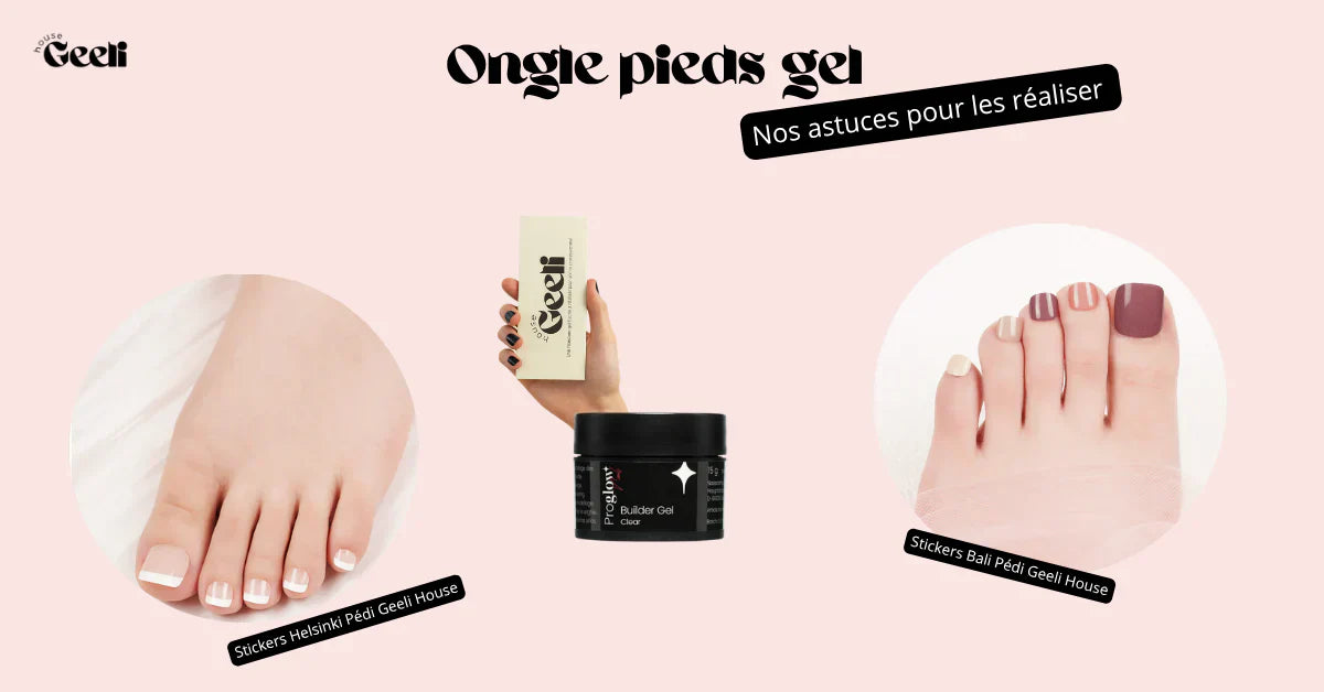ongle pieds gel