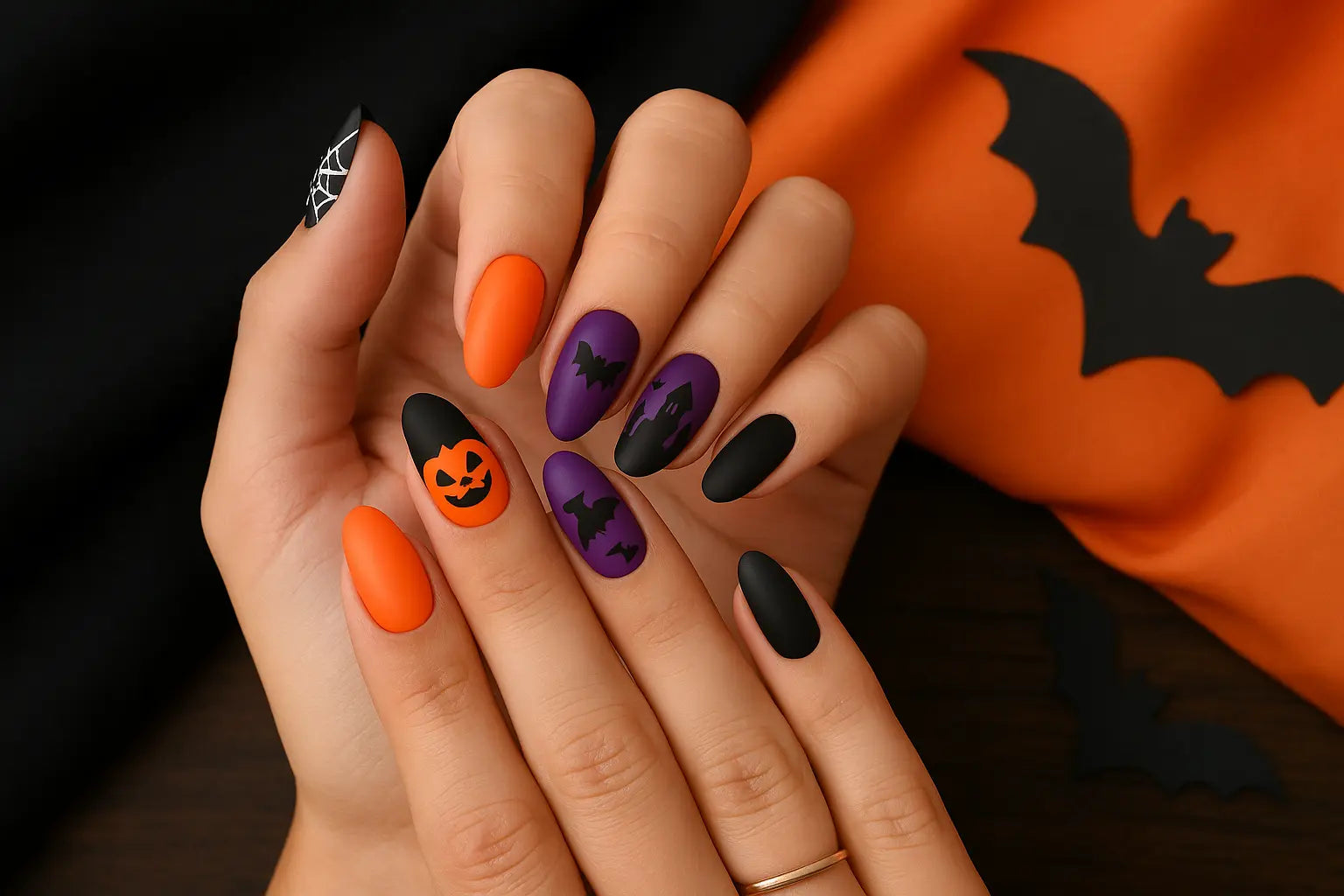 ongle halloween
