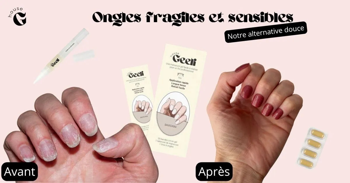 Ongles fragiles et sensibles : notre alternative saine aux faux ongles et gel en institut