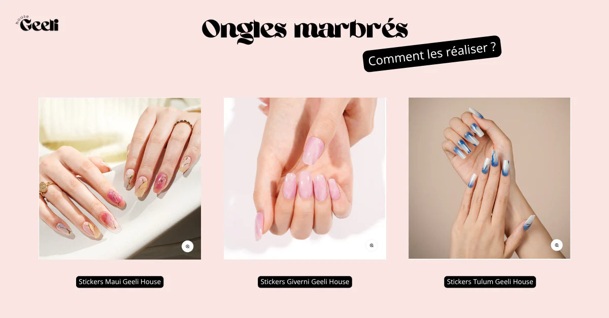 ongles marbrés