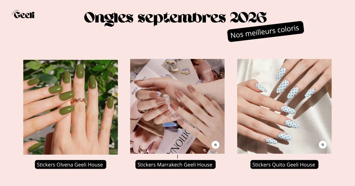 Tendance ongles septembre 2026 : les 5 manucures à adopter à la rentrée