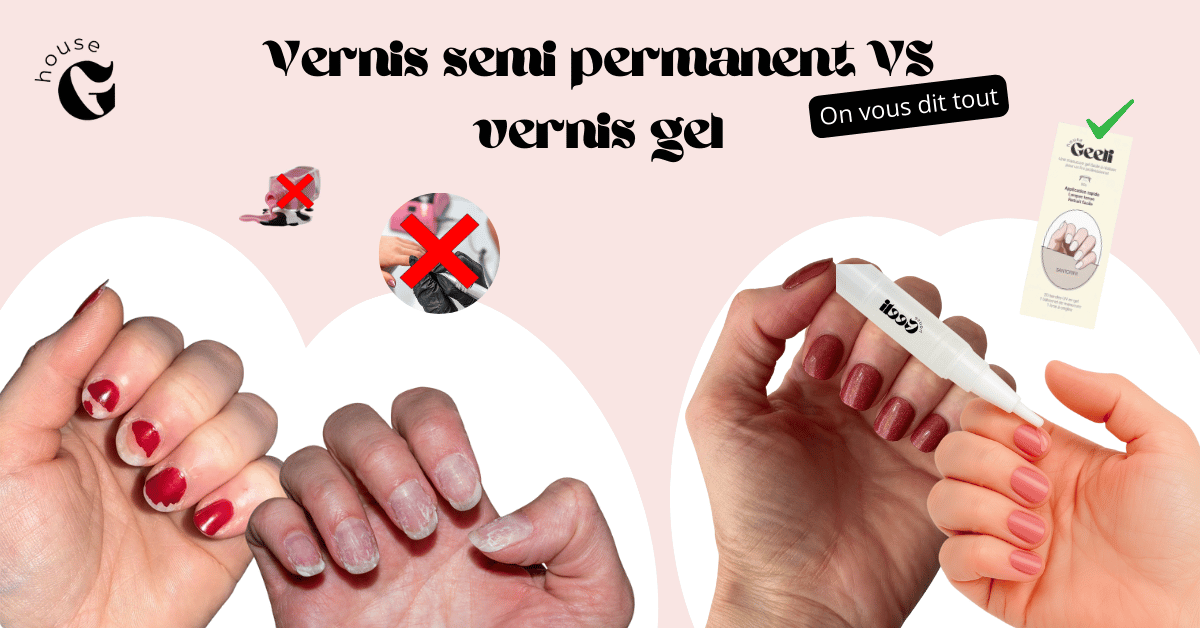Vernis semi-permanent VS manucure gel : quelles différences et comment choisir ?