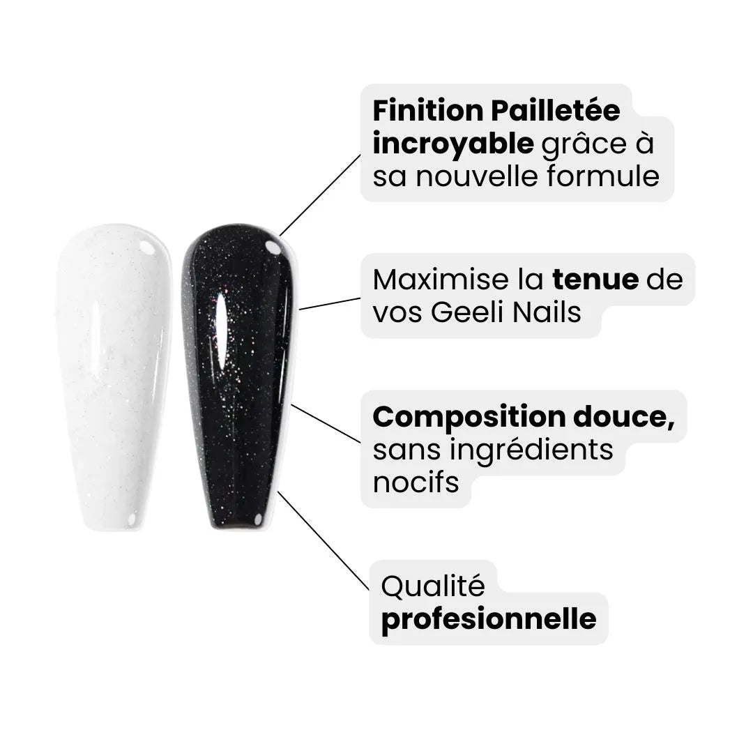 Geeli Top Coat Finition Pailletée