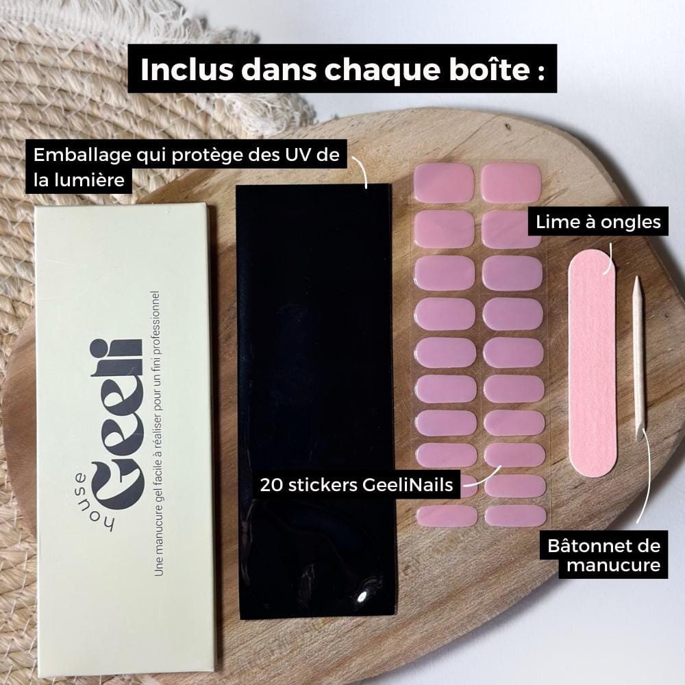 Pack de 5 Geeli Nails