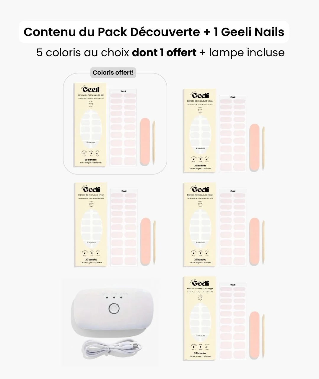 Pack Soldes Découverte + 1 Geeli Nails
