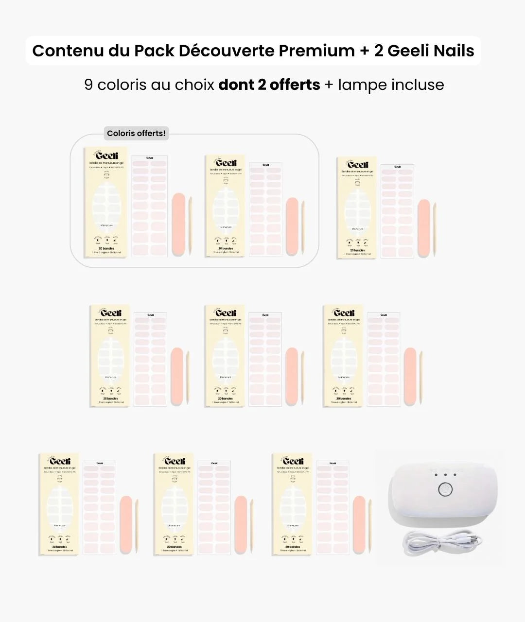 Pack Soldes Découverte Premium + 2 Geeli Nails