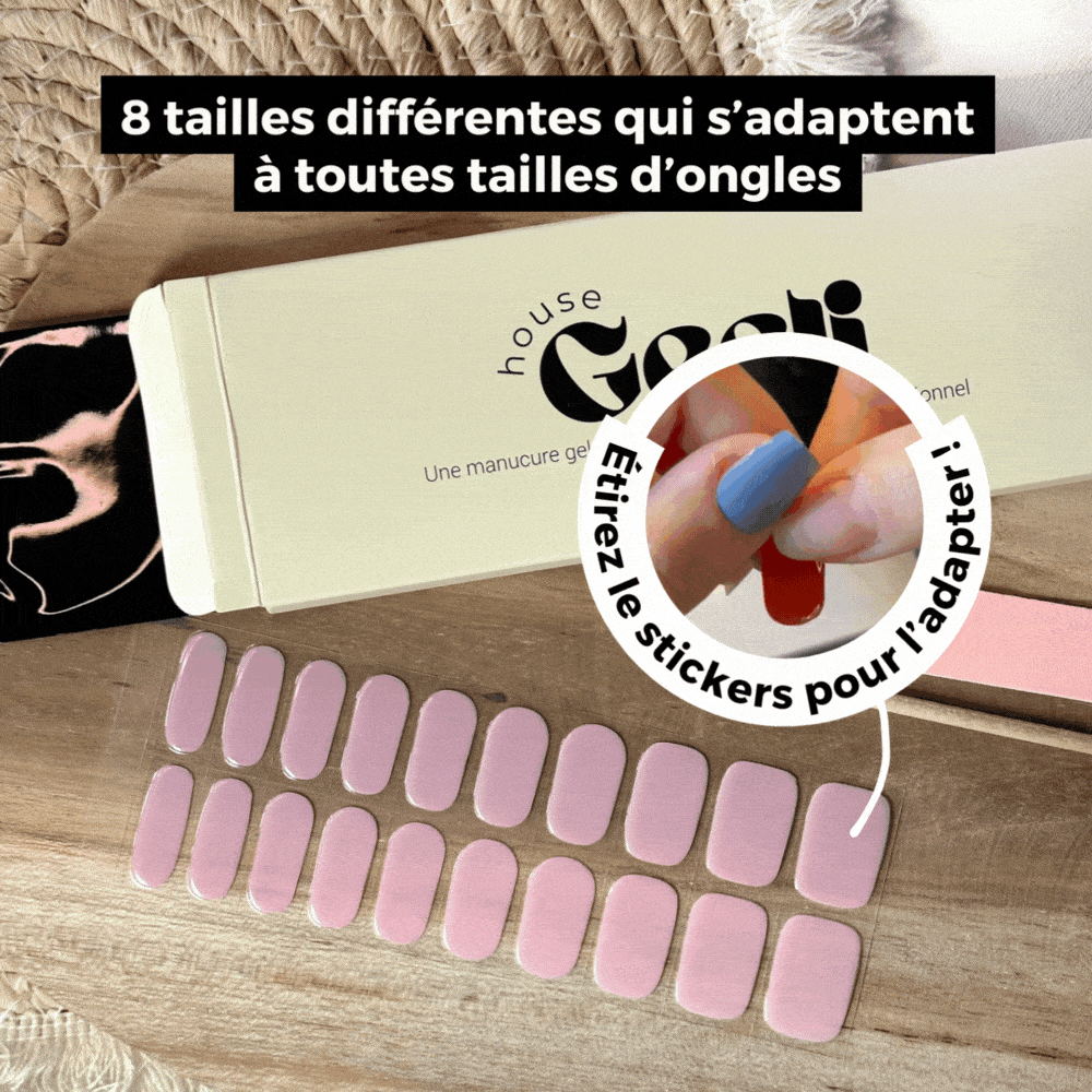 Pack de 8 Geeli Nails