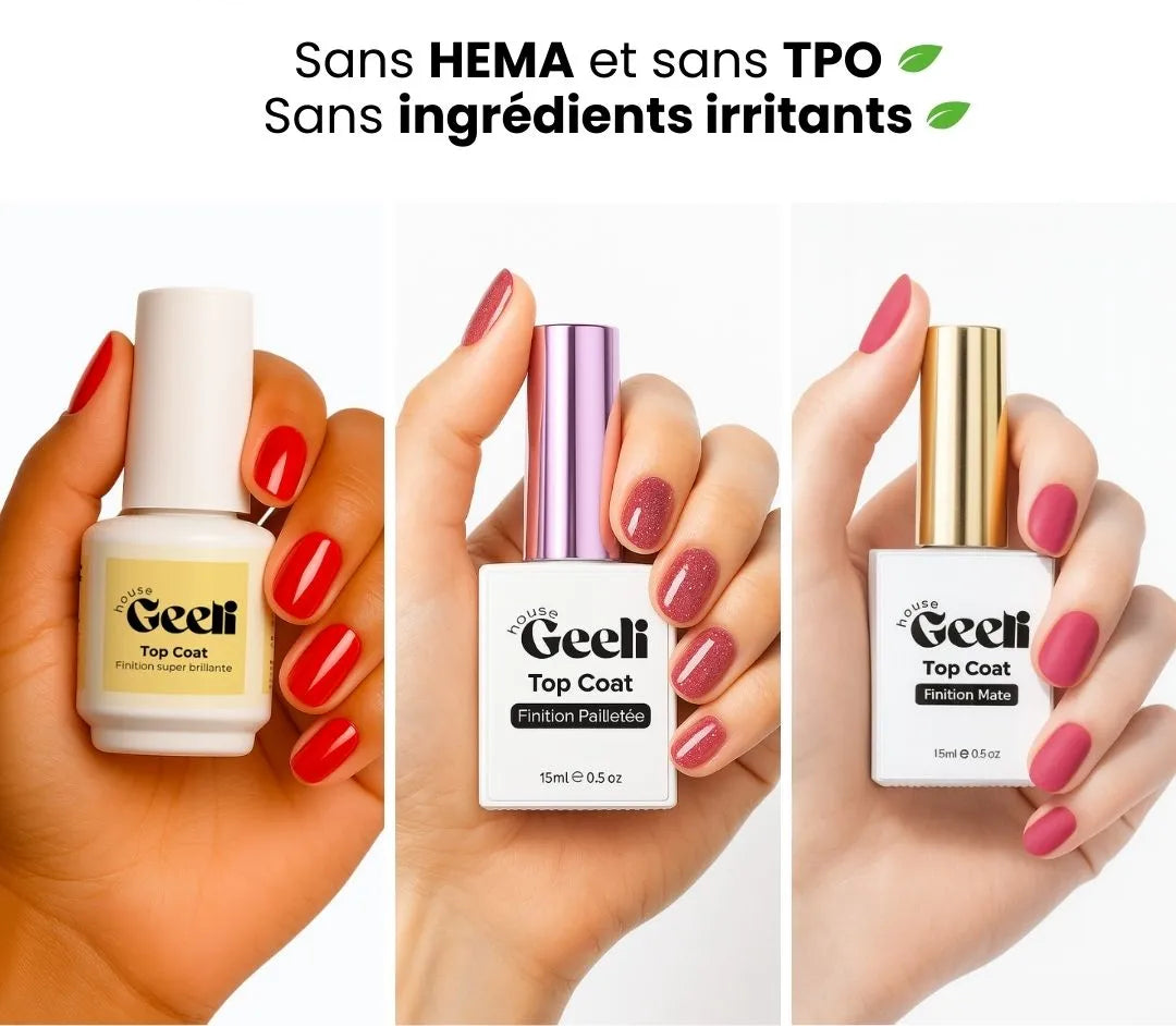 Trio de Geeli Top Coat