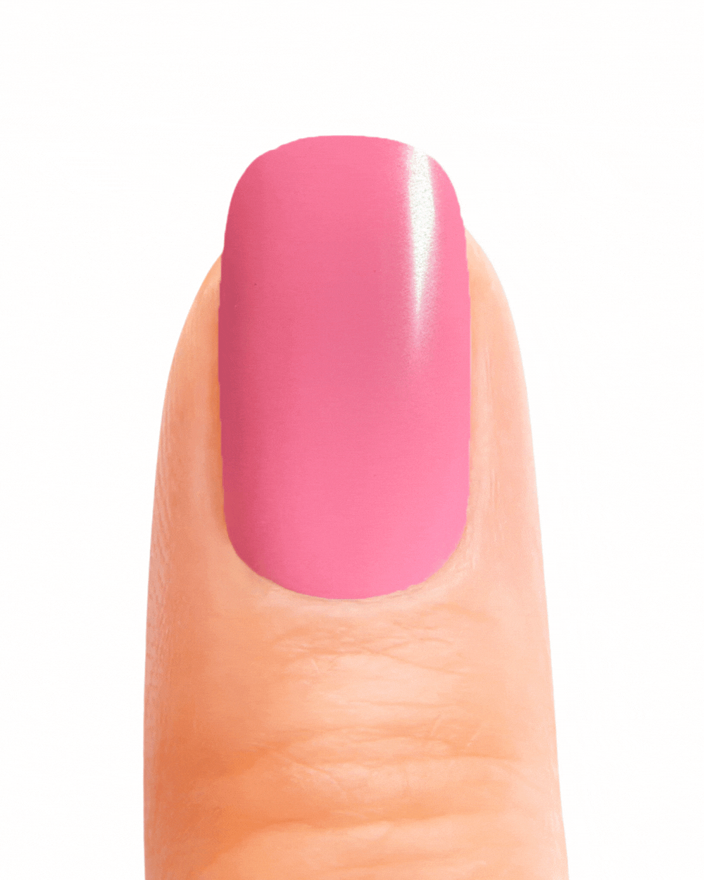 Stickers ongles en gel Nymosa Geeli House avec rose uni, triangles rose et blanc, et fleurs blanches
