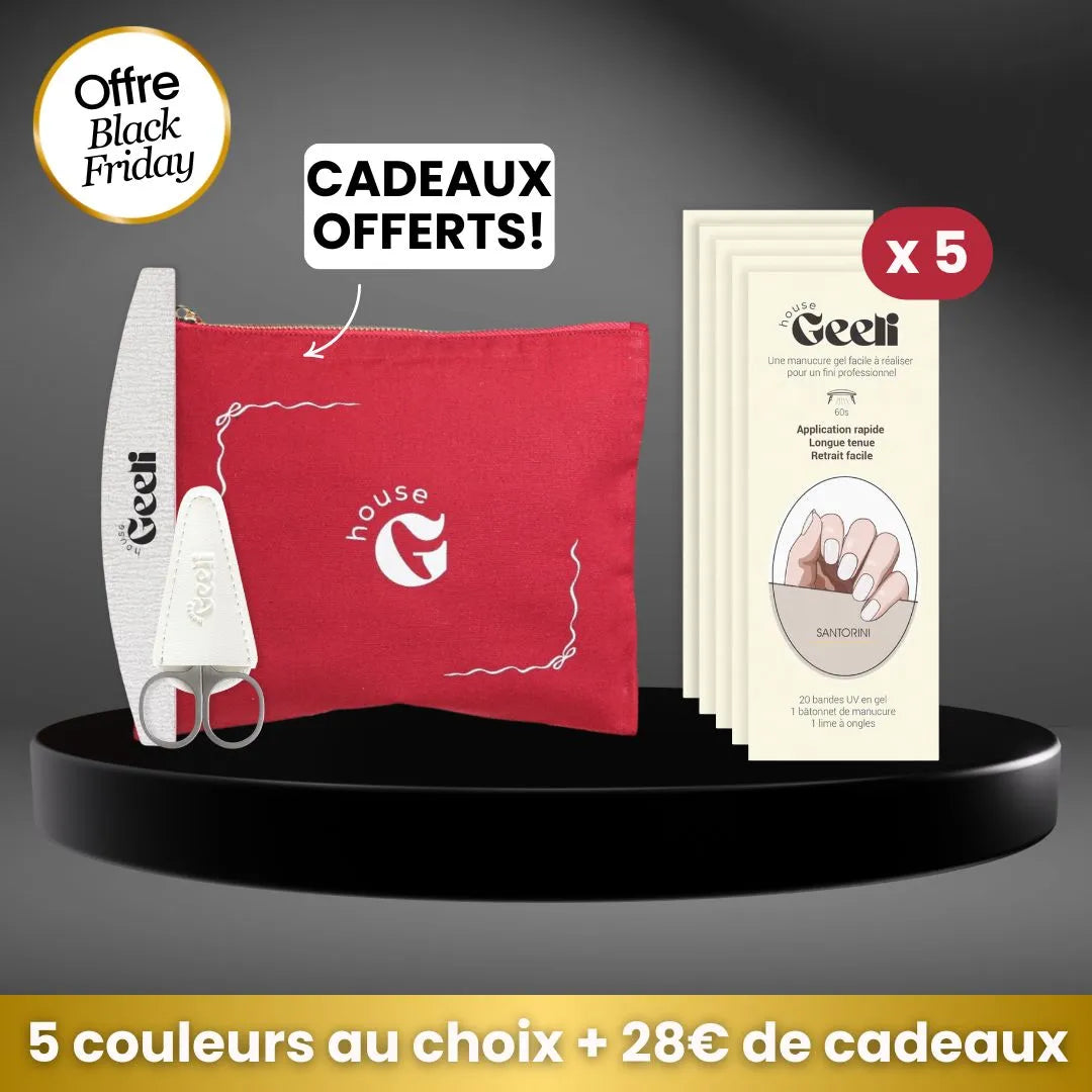 Pack Black Friday de 5 Geeli Nails