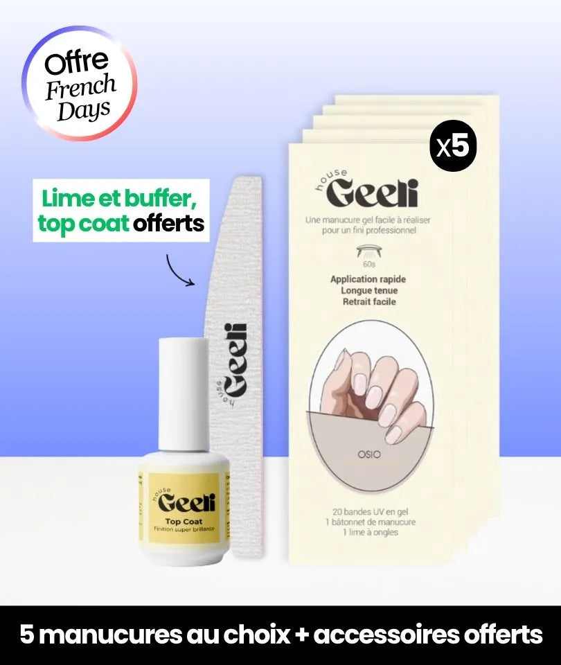 Pack French Days de 5 Geeli Nails