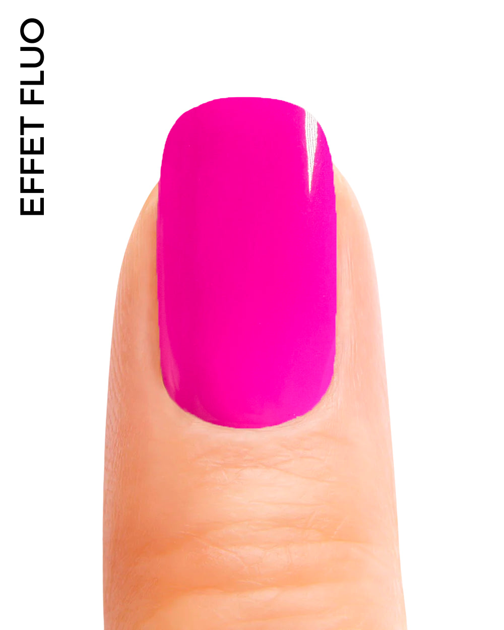 Stickers ongles en gel Pinkova Geeli House, rose fuchsia fluo brillant
