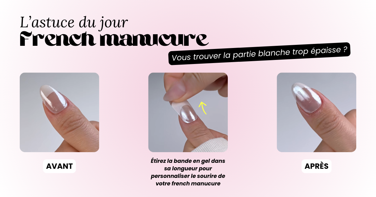 Comment faire une french manucure fine