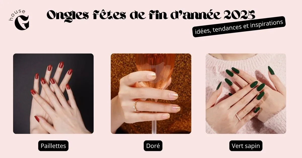 Ongle fêtes de fin d’année 2025 : idées, tendances et inspirations élégantes