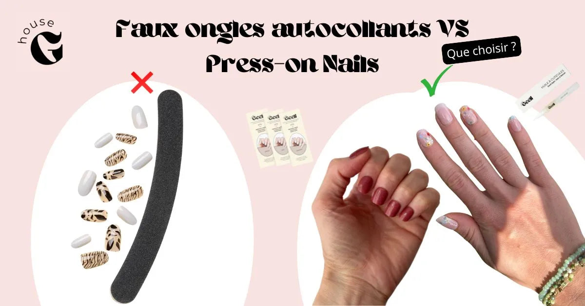 faux ongles autocollants ou press on nails