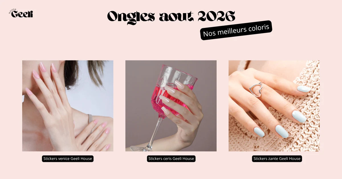Tendance ongles août 2026 : les 4 styles à adopter ce mois-ci