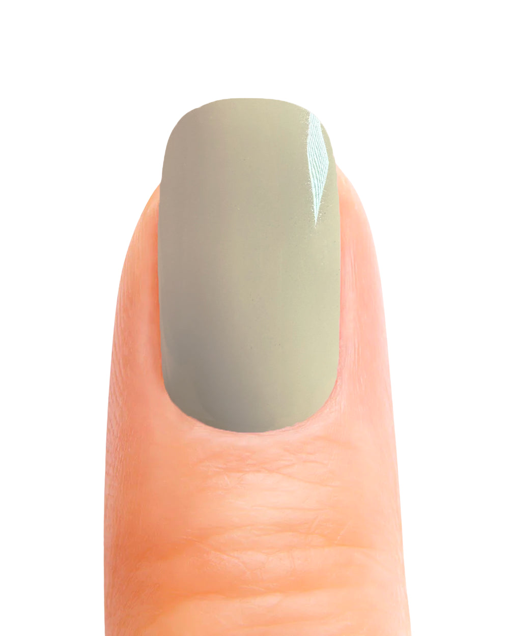 Stickers ongles en gel Brisva Geeli House vert grisé uni