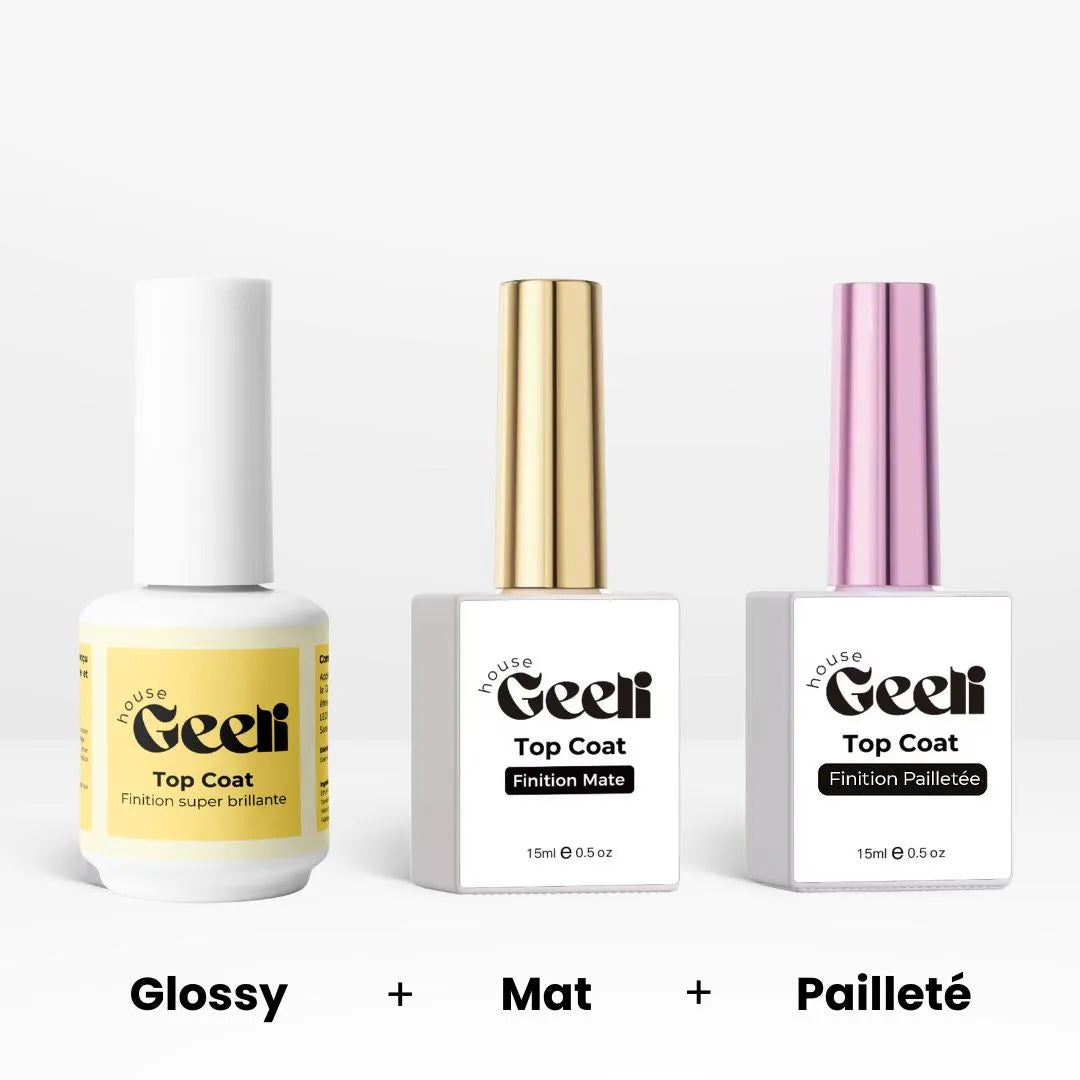 Trio de Geeli Top Coat