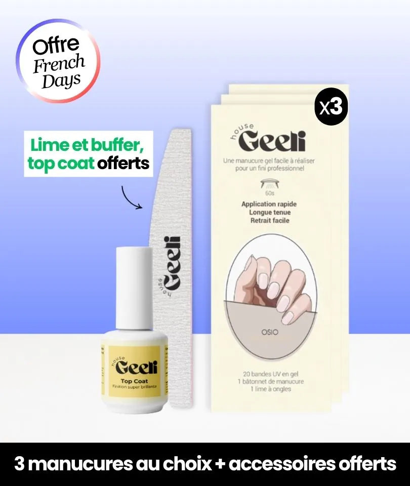 Pack French Days de 3 Geeli Nails