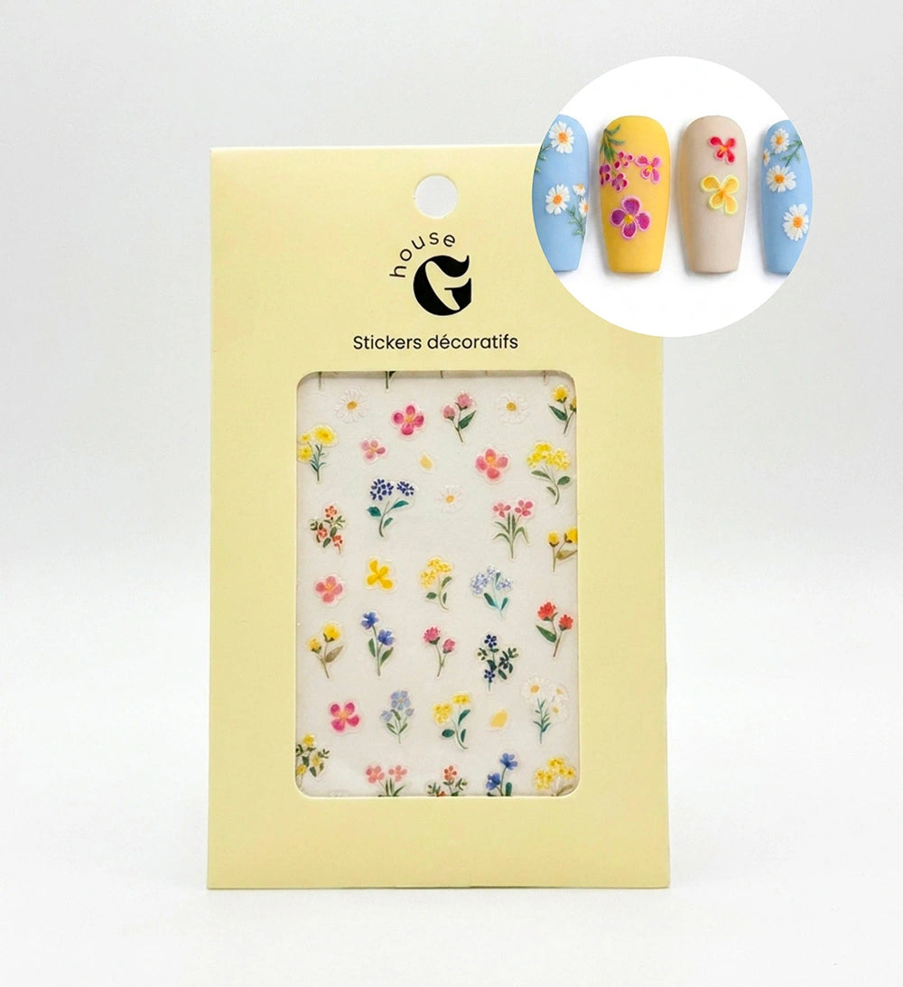 Pack de 3 stickers d'été à coller