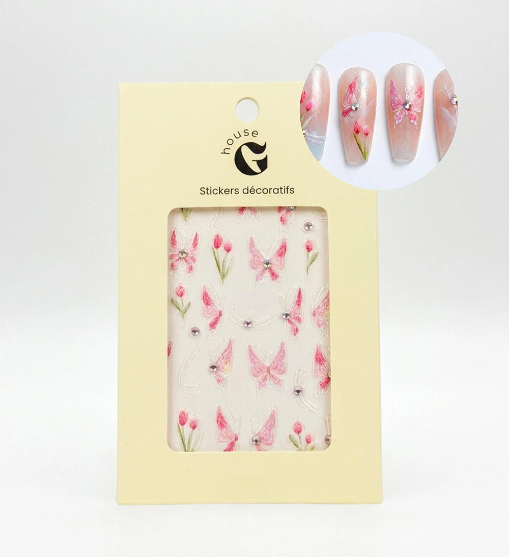 Pack de 3 stickers d'été à coller